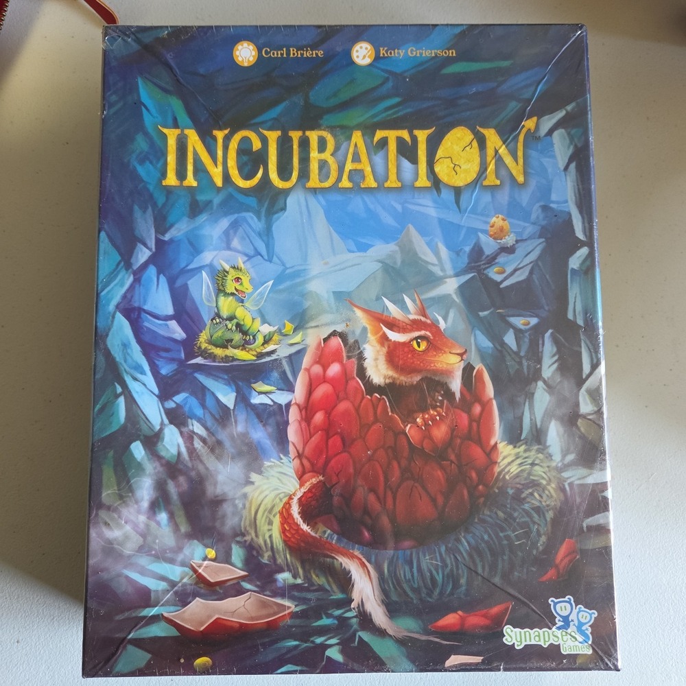 Synapses Games Incubation Sealed Dragon Breeder Carl Briere Family Game New
